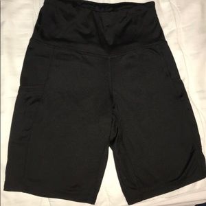 Black biker shorts